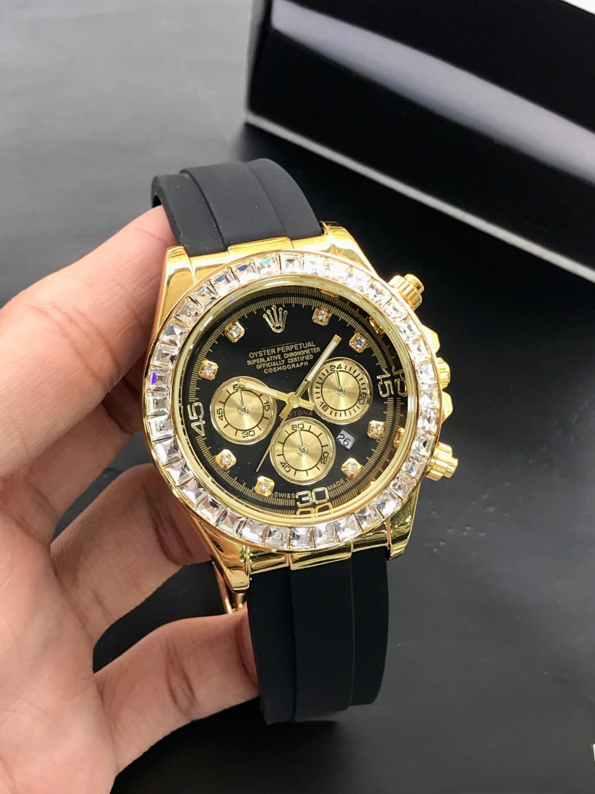 Royal Crystal Chrono Watch