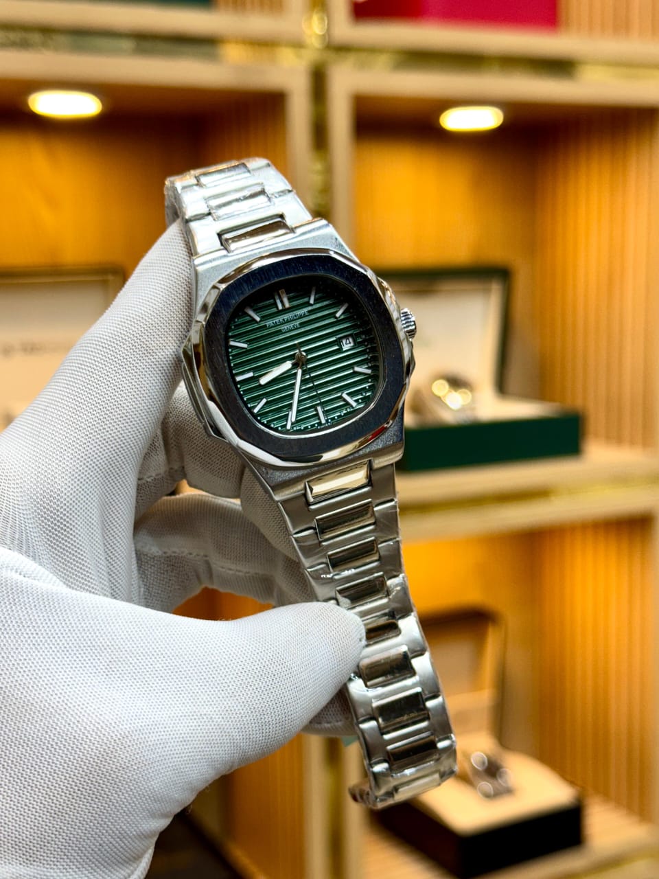 Nautilus Stainless Steel Watch