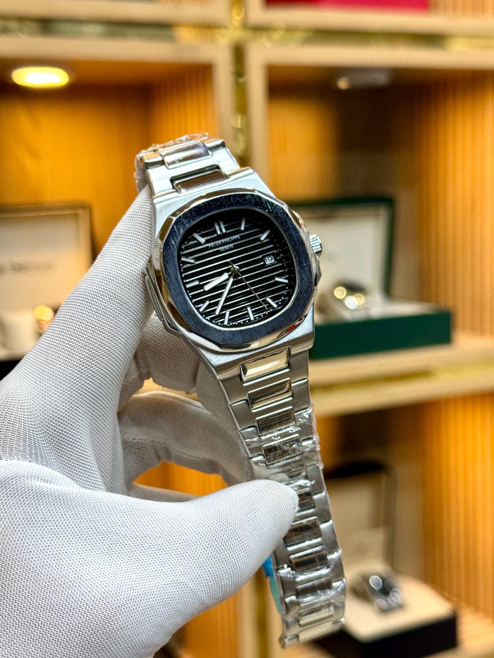 Nautilus Stainless Steel Watch