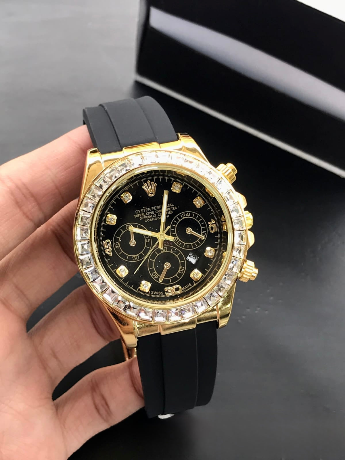 Royal Crystal Chrono Watch
