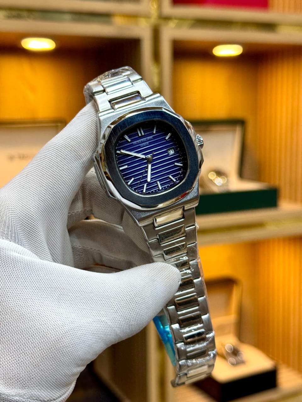 Nautilus Stainless Steel Watch