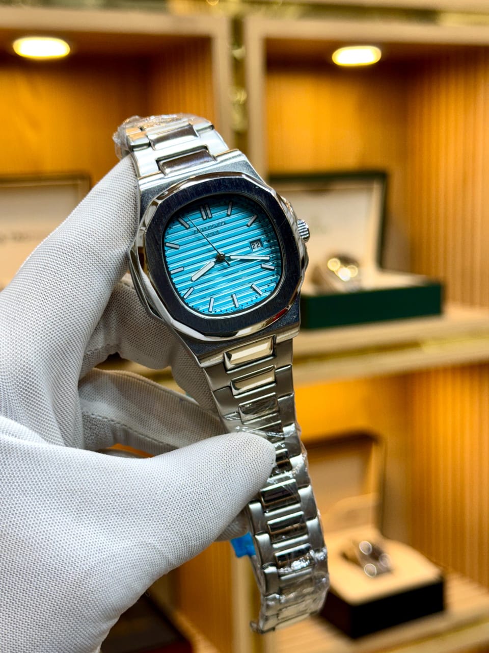 Nautilus Stainless Steel Watch
