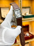 Cartier Tank – White Dial Brown Leather Strap
